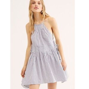 FREE PEOPLE Moon Beams Tunic Dress Light Blue XS